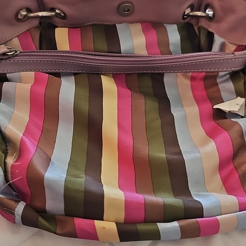 Tignanello Lilac Leather Purse - Picture 6 of 16